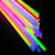 Betisoare bratari luminoase glow sticks, diverse culori, set 100 bucati culoare albastru MultiMark GlobalProd