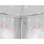 Cort castel printese, mini ghirlanda roz eleganta, 135x140 cm, 6 perdele tul, pliabil, husa depozitare MultiMark GlobalProd