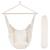 Hamac tip scaun, 100x130 cm, 2 perne, bara din lemn, bumbac bej MultiMark GlobalProd