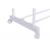 Suport dublu pentru umerase, raft incaltaminte, roti transport, inaltime ajustabila 159x80x41 cm MultiMark GlobalProd