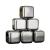 Set 6 cuburi de gheata din inox, cleste, cutie depozitare, diametru 26 cm MultiMark GlobalProd