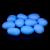 Pietre decorative fosforescente, diametru 4 cm, lumineaza glow albastru, 10 bucati MultiMark GlobalProd