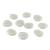 Pietre decorative fosforescente, diametru 4 cm, lumineaza glow albastru, 10 bucati MultiMark GlobalProd