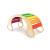 Balansoar rocker din lemn, placa de echilibru, multifunctional, multicolor MultiMark GlobalProd