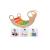 Balansoar rocker din lemn, placa de echilibru, multifunctional, multicolor MultiMark GlobalProd