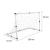 Set poarta cu plasa pentru fotbal, minge, pompa, 120x57x63 cm MultiMark GlobalProd