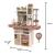 Bucatarie copii, 65 piese, abur rece, lumini, efecte sonore, circuit apa, panou muzical, 93.5x71x28.5 cm MultiMark GlobalProd