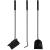 Suport depozitare lemne, 3 accesorii metalice, roti transport, 83x35x30 cm MultiMark GlobalProd