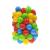 Set 100 mingi multicolore plastic, diametru 5.5 cm, pentru spatiu de joaca, cort sau piscine MultiMark GlobalProd