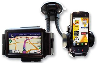 Suport auto pentru telefon dublu pentru telefon si GPS Streetwize AutoDrive ProParts