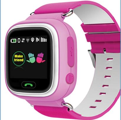 Ceas pentru copii cu GPS Tracker , culoare roz , cu locas SIM AutoDrive ProParts