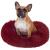 Culcus moale, pentru caine/pisica, rosu, 80 cm GartenVIP DiyLine