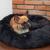 Culcus moale, pentru caine/pisica, negru, 50 cm GartenVIP DiyLine