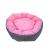 Culcus pentru caine/pisica, model buline, roz, 49 cm  GartenVIP DiyLine