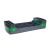 Banca aerobic HMS AS003- negru/verde FitLine Training