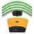 Leagan de gradina Nils NB5003 Orange/Verde FitLine Training