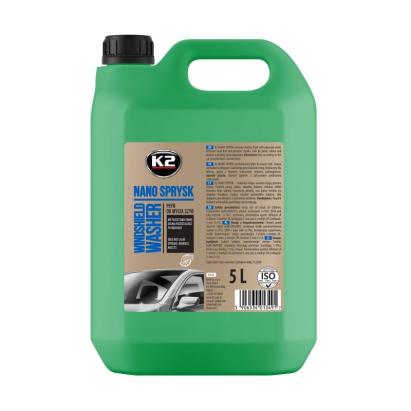 Solutie pentru spalat parbrizul pe timp de vara, miros de lamaie, K2 Nano Sprysk, 5 litri Garage AutoRide