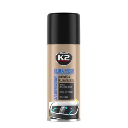 Spray pentru curatat si dezinfectat sistemul de aer conditionat, K2 KLIMA FRESH, 150ml, Floare Garage AutoRide