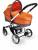 Carucior reversibil 3 in 1 P4 Trio-rosu FitLine Training