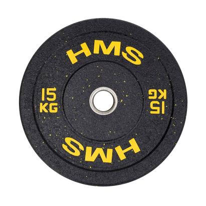 Greutate cauciucata 15 kg/51 mm HMS HTBR15-galben FitLine Training