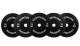 Greutate Bumper Plate SPORTMANN - 25 kg / 51 mm - Negru FitLine Training
