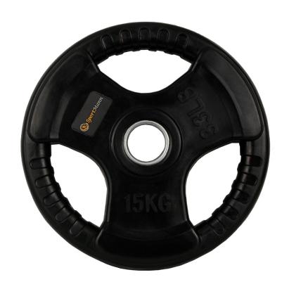 Greutate cauciucata 15kg/51mm Sportmann FitLine Training