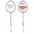 Set Complet Badminton Wish Alumtec 5566 Albastru/Rosu FitLine Training
