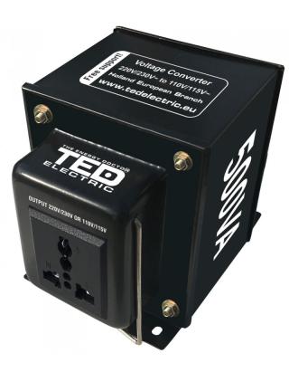 Transformator 230-220V la 110-115V 500VA/500W reversibil TED003676 SafetyGuard Surveillance