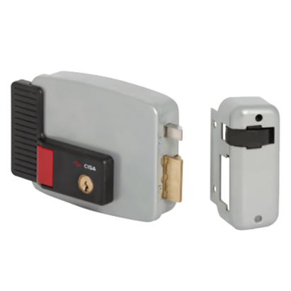 Yala electrica aplicata cu buton, clasa securitate 3, deschidere stanga - CISA 1.11731.60.2 SafetyGuard Surveillance