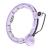 Cerc Hula Hoop cu Greutate si Contor HMS HHM13 40 cm, Violet FitLine Training