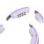 Cerc Hula Hoop cu Greutate si Contor HMS HHM13 40 cm, Violet FitLine Training