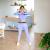 Cerc Hula Hoop cu Greutate si Contor HMS HHM13 40 cm, Violet FitLine Training