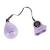 Cerc Hula Hoop cu Greutate si Contor HMS HHM13 40 cm, Violet FitLine Training