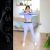 Cerc Hula Hoop cu Greutate si Contor HMS HHM13 40 cm, Violet FitLine Training