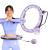 Cerc Hula Hoop cu Greutate si Contor HMS HHM13 40 cm, Violet FitLine Training