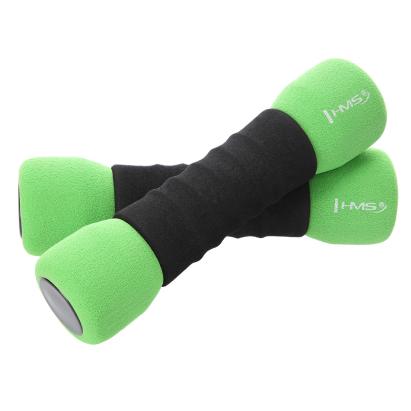 Gantere aerobic HMS CM07 2x1.5kg Verde FitLine Training