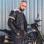 Geaca Moto Piele pentru Barbati W-TEC Hellsto FitLine Training