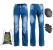 Pantaloni Moto Barbati Jeans W-TEC Shiquet FitLine Training