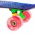 Penny board WORKER Transpy 400 22'' cu roti iluminate FitLine Training