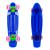 Penny board WORKER Transpy 400 22'' cu roti iluminate FitLine Training