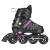 Role Reglabile 2in1 Nils Extreme NH11912A Negru/Roz FitLine Training