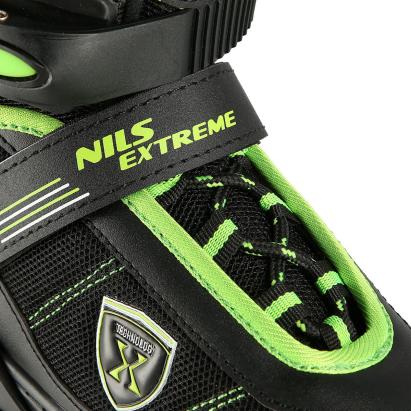 Role Reglabile Nils Extreme NA19088 Negru/Verde FitLine Training