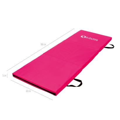 Saltea pliabila 1800x600 mm Roz, HMS Premium MGS02 FitLine Training