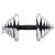 Set de gantere si haltere reglabile 55kg STC55 HMS FitLine Training