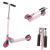 Trotineta Nils Extreme HD112, 125 mm, Roz FitLine Training