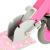 Trotineta Nils Extreme HD112, 125 mm, Roz FitLine Training