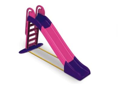 RESIGILAT - Tobogan Mare MyKids 243 cm din Plastic pentru Exterior sau Interior, Roz/Mov