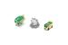 JADA SET 3 MASINUTE METALICE TESTOASELE NINJA 4CM SuperHeroes ToysZone