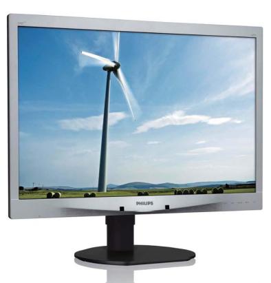 Monitor Refurbished PHILIPS 241B4L, 24 Inch Full HD LCD, VGA, DVI NewTechnology Media