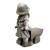 Decoratiune gradina, ceramica, fetita cu roaba in fata, 34x20x47 cm GartenVIP DiyLine